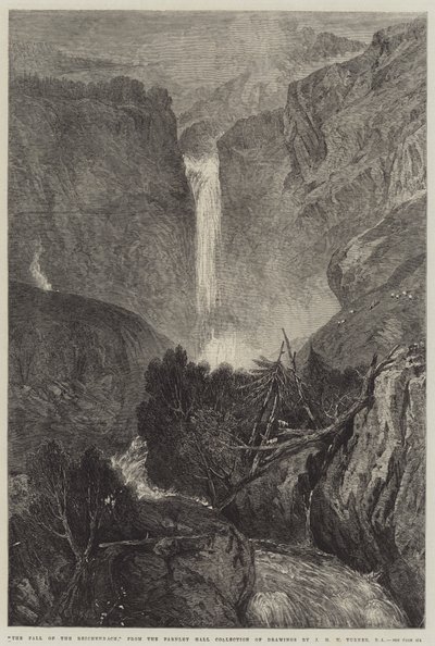 Der Fall des Reichenbach von Joseph Mallord William Turner